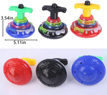 Light Up Spinning Tops for Kids, Magic Flashing Music Gyro Spinning Top Gyroscope LED Shining Toys Kids Toys (3Pcs)