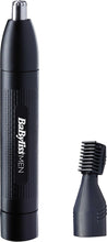 BaByliss Men E652E Nose and Ear Trimmer with Eyebrow Attachment