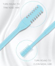 Nasal Hair Cutter Nose Hair Trimmer for Men & Women, Nostril Hair Trimmer Nose and Ear Trimmer, Double Sided Manual Nose Hair Trimmer for Women Nose Clippers for Men, Mens Grooming Kits Nose and Ears