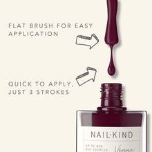 NAILKIND Burgundy Deep Red Nail Polish - Wine OClock - Classic-Red Nail Varnish - Vegan Nail Lacquer - Peta Certified Cruelty Free - Quick Drying Long Lasting Chip Resistant Manicure - 8ml