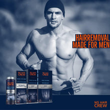 2 X NO HAIR CREW Body Hair Removal Cream  Depilatory Cream Made for Men, 200 ml (Set 2 x 200ml)