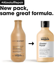 LOral Professionnel  Shampoo, With Protein And Gold Quinoa for Dry And Damaged Hair, Serie Expert Absolut Repair