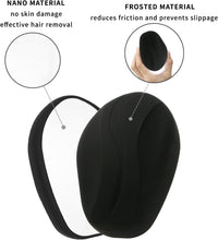 Crystal Hair Eraser,with Nano Technology,Reusable Hair Remover for Silky Smooth Skin,Safe and Portable Crystal Hair Remover Perfect for Men and Women on All Body Parts (Hoarse Black)