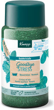 Kneipp Luisenhall Saline Bath Crystals Goodbye Stress - Natural Deep Salt with Natural Essential Rosemary Oil & Watermint Extract - Transforms Stress into Positive Energy - 600 g