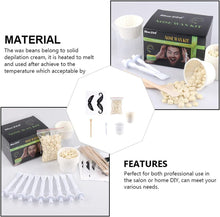 Lurrose Nose Wax Kit Nose Hair Removal Wax Ear Hair Waxing Kit Eyebrows Lips Facial Nose Hair Remover Wax Moustache Protectors Nose Wax Applicator for Cleaning Nostrils Remove Nose Hair