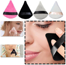 JiangbihanXX Powder Puffs Reusable Makeup Blending Puffs Triangle Powder Sponge for Wet Dry Makeup (4 Pcs)