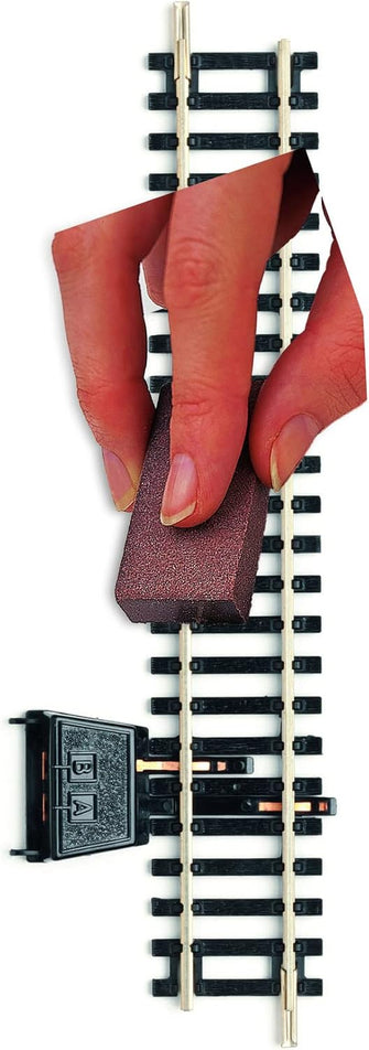 Hornby R8087 Track Rubber - Spare Parts and Train Accessories for Hornby OO Gauge Model Railway Sets, Cleaning Tools - Track Cleaning Rubber