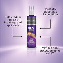 John Frieda Frizz Ease Daily Miracle Leave In Conditioner, Moisturising Conditioner Spray for Frizzy Hair, 200 ml