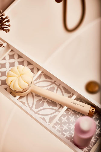 Love My Skin Luxury Body Brush, Cream (LMSLBB)