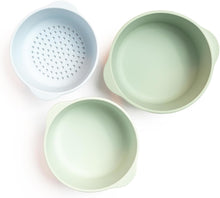 Inspire My Play - 3 x Silicone Nesting Bowls and Sieve - Perfect Accessories for Sensory PlayTray - Tuff Tray Accessories - Early Development & Activity Toys - Montessori Learning Toys