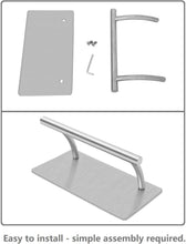 Kaleurrier Stainless Steel Footrest,Professional Mobile Foot Rest,Foot Pedal parts for Barber Hairdressing Beauty Spa Nail Massage Salon Chairs