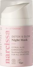 NARCISSA BY URTEKRAM - Detox & Glow, Night Mask, 50 ml