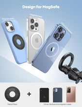 Lamicall Car Phone Mount for MagSafe - [20x N52 Magnet] Magnetic Phone Holder Car, Air Vent Phone Mount Cradle Hook for iPhone 16 15 14 13 12 Pro/Max/Plus/Mini & MagSafe Case, Others with Metal Plate