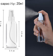 JIANYH 4 pcs Travel Spray Bottle, Small Spray Bottle 20ml atomiser Plastic Refillable Spray Bottle Transparent Fine Mist Spray Bottle, Perfect for Travel Holidays Swimming Camping Trips