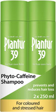 Plantur 39 Caffeine Shampoo Prevents and Reduces Hair Loss 2x 250ml  For Couloured and Stressed Hair  Unique Galenic Formula Supports Hair Growth  Women Hair Care Made in Germany