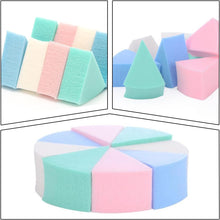 48 Pcs Triangle Foundation Beauty Tools Makeup Sponge Wedges Cosmetic Sponge Applicators for Foundation, Loose Powder, BB Cream