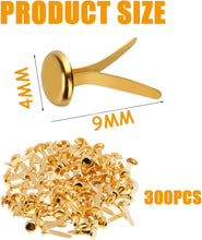 300 pcs Split pins Paper Fasteners Split pins Craft Butterfly pins Craft pins Paper Fasteners Split pins brads for Crafting,for Crafts Scrapbooks Paper Craft DIY Stamping Scrapbooking