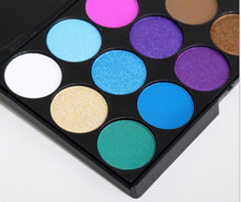 LyDia 15 COLOURS EYESHADOW PALETTE Smokey Eye Effect Neutral Nude/White Highlight/Brown/Black/Chocolate/Purple/Blue/Green/Grey Silver 3 (15 colours eyeshadow 3)