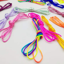 Hixixi 20pcs 39" DIY Colorful Hair Braiding Yarn Hair Rope Band Fashionable Hiphop Hair Tie