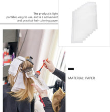 Lurrose Hair Dye Tools 50 Sheets Hair Highlighting Strips Paper Hair Styling Tint Paper Dyeing Paper