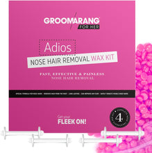 Groomarang for Her Adios Nose Hair Removal Wax Kit Fast Effective & Painless