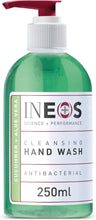 INEOS - Liquid Hand Soap - Moisturising - Handwash with Cucumber & Aloe Vera - 6 Bottles x 250ml