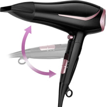 Hair Dryer for Women Men Travel Powerful 2200W with Nozzle Foldable Ionic