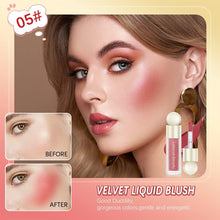 Matte Liquid Blushes Velvet Liquid Blush Lightweight Breathable Cream Cheek Blush Long-lasting Smudge-proof Natural looking Easy To Blend Blush (Color 05)