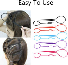 13Pcs Topsy Tail Hair Tool Ponytail Loop Bun Maker Hair Braiding Tool for Women Girls Styling Maker Hair Styling Accessories