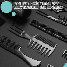 Hair Combs Set, 8 Pcs Hairdressing Combs Set Professional Hair Styling Comb Portable Set Fine Wide Tooth Comb Anti Static Heat Resistant Combs for Women Men Salon Home