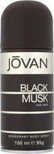 Jovan Black Musk Body Spray 150ml