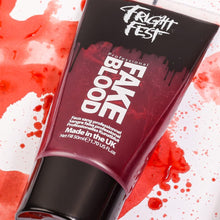 Fake Blood Gel 50ml by Fright Fest Red Fake Blood  SFX makeup looks great with face blood, liquid latex