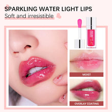 Hydrating Lip Glow Oil Long Lasting Lip Plumper Gloss with Big Brush Clear Lip Gloss Moisturizing Lip Oil for Lip Care and Dry Lips