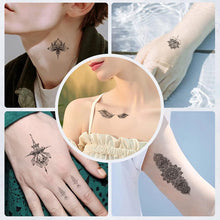 9 Sheets Fake Tattoos, Large Tribal Temporary Tattoos Feather Lion Dreamcatcher 3D Tattoo Stickers for Women Girls