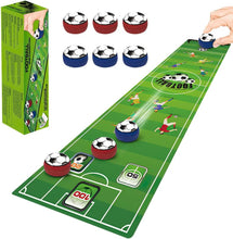 Lotvic Tabletop Game for Family Party, Tabletop Football Board Games, Tabletop Curling Game, Multifunction Table Shuffleboards, Family Indoor Interactive Game for Kids and Adults (Football)
