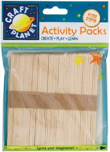 Craft Planet Lollipop Sticks Approx 50 Pieces, Natural Coloured, Wooden Lolly Sticks For Art And Crafts Projects, Model Making, Lolly Sticks Cake Pop Stick, Plant Labels, Ice Lolly Stick Wood Coloured