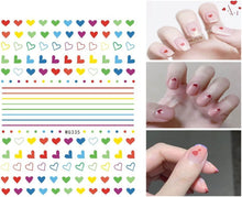 Cute Nail Stickers for Kids Little Girls 12 Sheets Self-Adhesive Nail Decals Christmas Flowers Leaves Animals Plants Fruits Nail Art Decoration for Woman