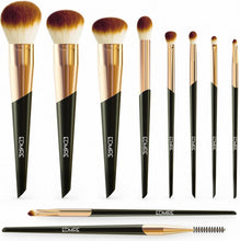 EDMIRE 10pcs Makeup Brushes including Foundation Brush, Eyeshadow and Eyebrow brushes. Essential Make up Brushes Set Gift for Women, Make up Brushes Perfect for Anniversary, Valentine or Birthday