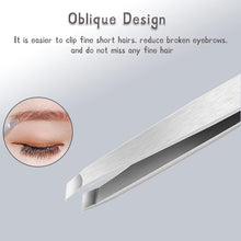 GeekerChip Tweezers,Eyebrow Tweezers,for Facial Hair Women & Men Stainless Steel Precision Tweezers,for Ingrown Hair Tweezers,Silver