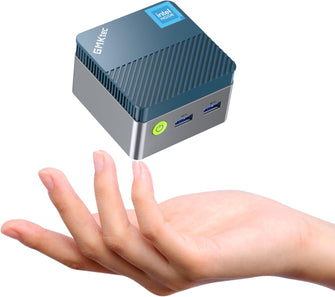 GMKtec Mini PC N97 with 11 Pro, G5 Micro Desktop Computer, 12th Gen Intel Alder Lake N97 (up to 3.60GHz) 12GB DDR5 256GB SSD, USB3.2  3/HDMI2 for Business, School, Office, Micro CP