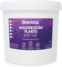 Hexeal Magnesium Flakes  5kg Bucket  100% Pure  Bath Soak  Magnesium Chloride