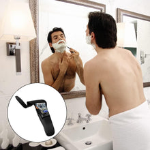 Neikafan 2 Pcs Silicone Razor Carrying Case Travel Silicone Razor Cover Safety Waterproof Razor Case for Manual Razor(Blue+Black)