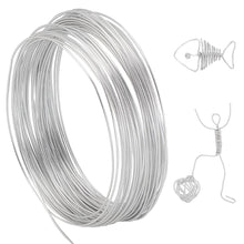 PH PandaHall 20 Gauge 32.8ft Aluminum Craft Wire, 0.8mm Silver Wire Modelling Wire Jewellery Wire Bendy Wire for Crafts Hairbands DIY Jewellery Making Thin Wire for Sculpting Bike Modelling