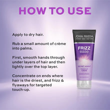 John Frieda Frizz Ease Secret Agent Touch Up Crme, 100 ml, Smoothing Cream for Frizzy, Curly Hair