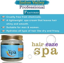 Indus Valley Eaze Hair Spa Cream Treatment for Dry & Damaged Hair - Deep Nourishing and Moisturising Gives Your Hair Soft & Shiny - 175 ml