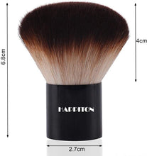 Kabuki Face Brush Foundation Brush for Powder Mineral Foundation Blending Blush Buffing Makeup Brush (Aluminum Handle)