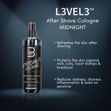 L3 Level 3 After Shave Spray Cologne - Softens Skin - Refreshes and Relieves Face and Skin - Moisturizing Formula Level Three After Shaving (Aqua - Small)