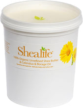 Organic Unrefined Shea Butter, Calendula and Borage Oil for Conditioning Sensitive and Dry Skin Baby Skin Salve Treatment of Eczema Psoriasis and Damaged Skin. 1 Kg