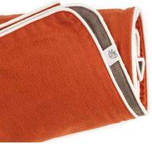 Himeya Comfort Flannel Clay Red, Throw Blanket, 130 x 170 cm