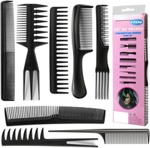 Hair Combs Set, 8 Pcs Hairdressing Combs Set Professional Hair Styling Comb Portable Set Fine Wide Tooth Comb Anti Static Heat Resistant Combs for Women Men Salon Home